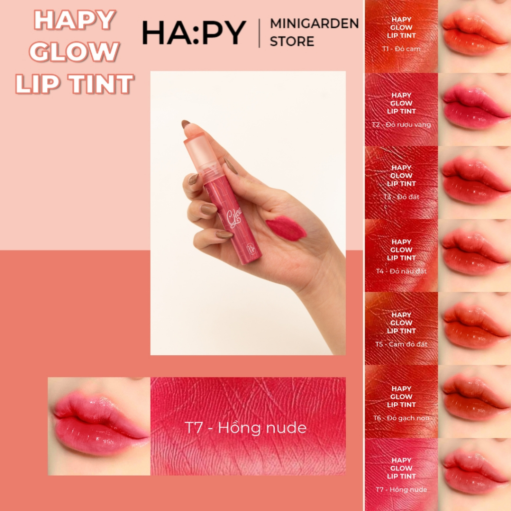 SON HAPY TINT BÓNG - SON HAPY GLOW LIP TINT