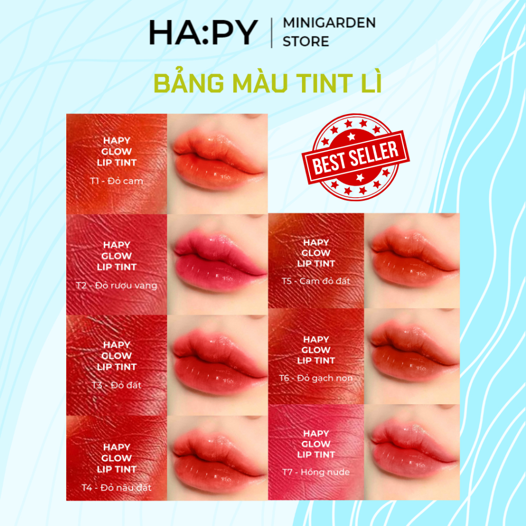 SON HAPY TINT BÓNG - SON HAPY GLOW LIP TINT