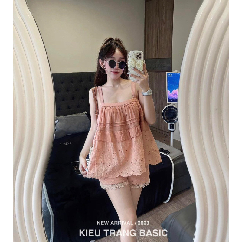 Set boy chân ren siêu đẹp Kiều Trang