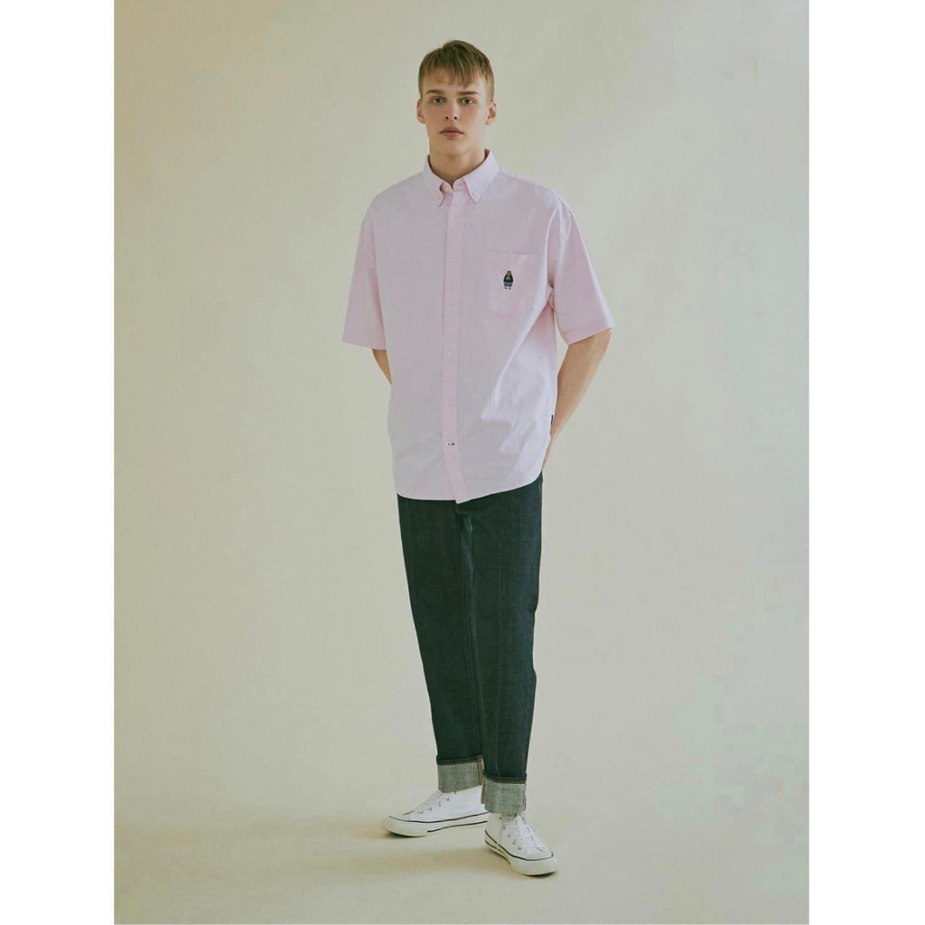 Áo sơmi tay ngắn form rộng sale 90%