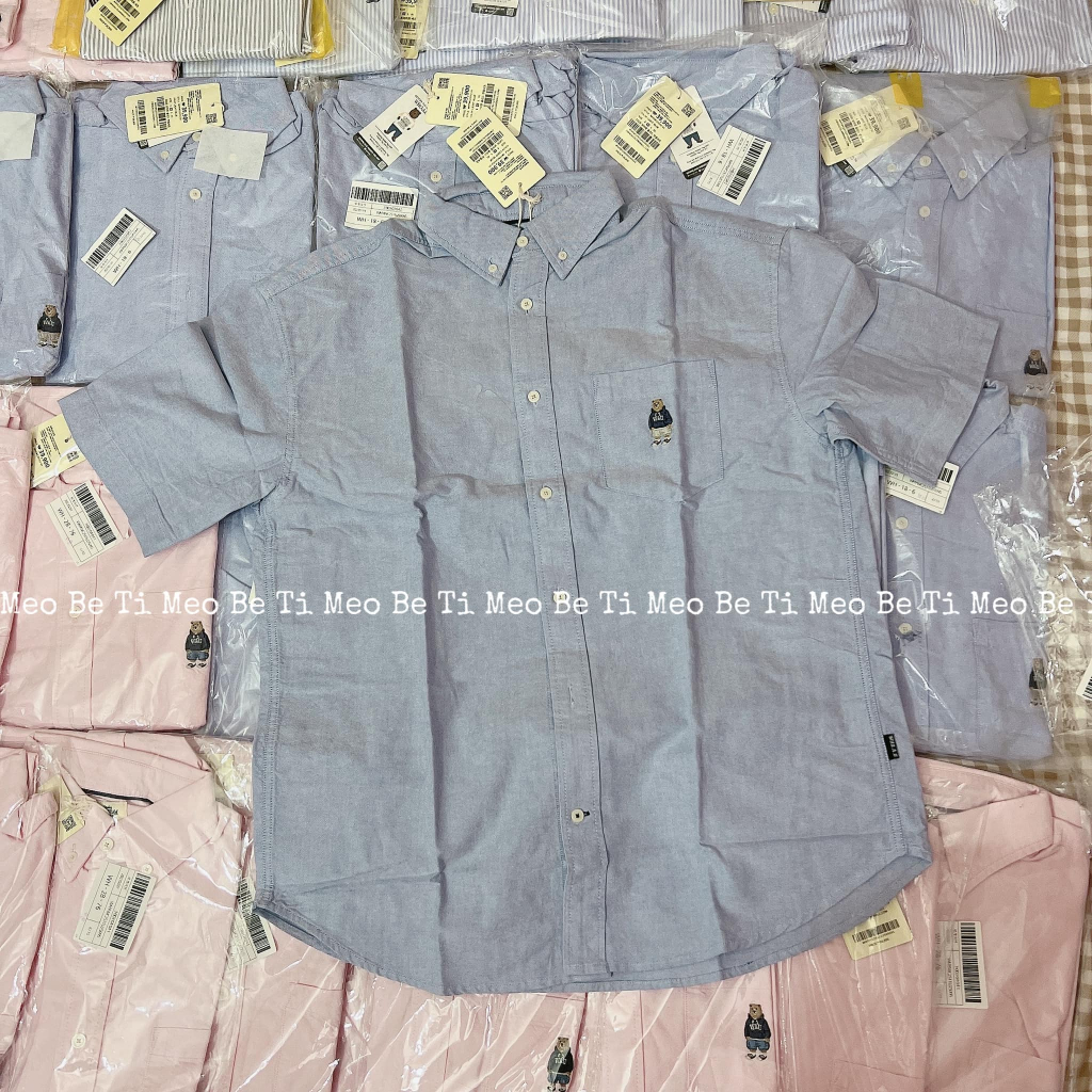 Áo sơmi tay ngắn form rộng sale 90%