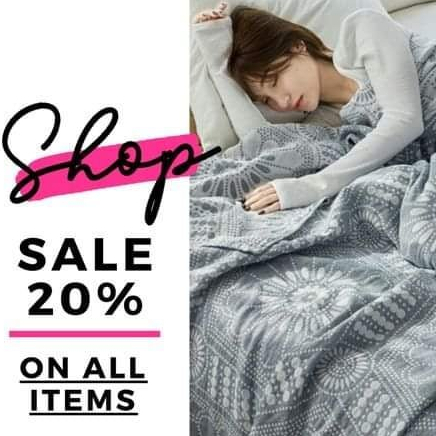 [XẢ KHO] SO 51_Chăn Hè Xô Organic Cotton Dòng Phổ thông/Basic 3 lớp