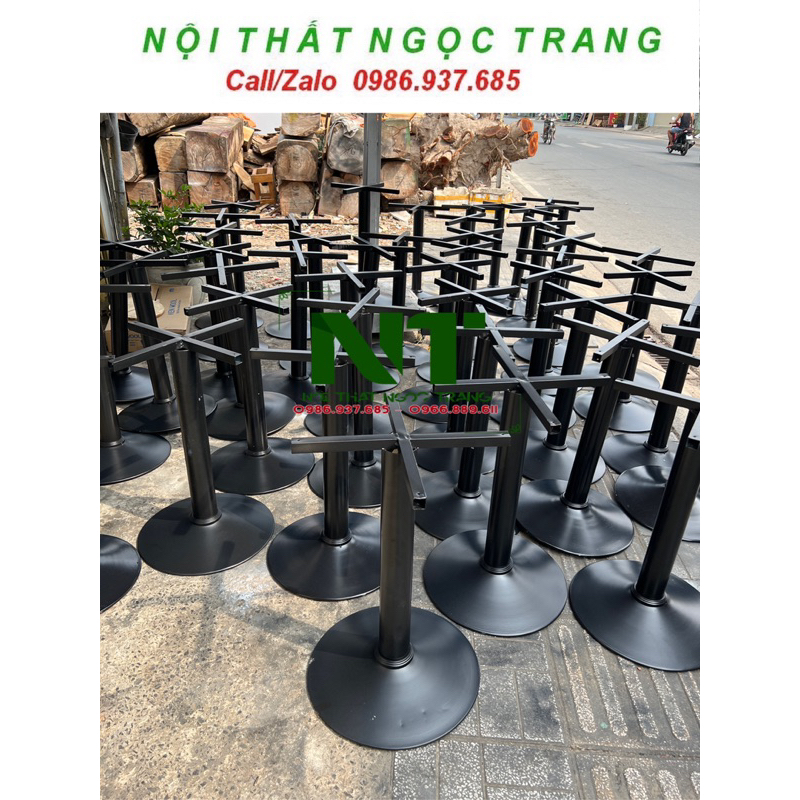 Chân bàn sắt thanh lý,bàn cafe giá rẻ
