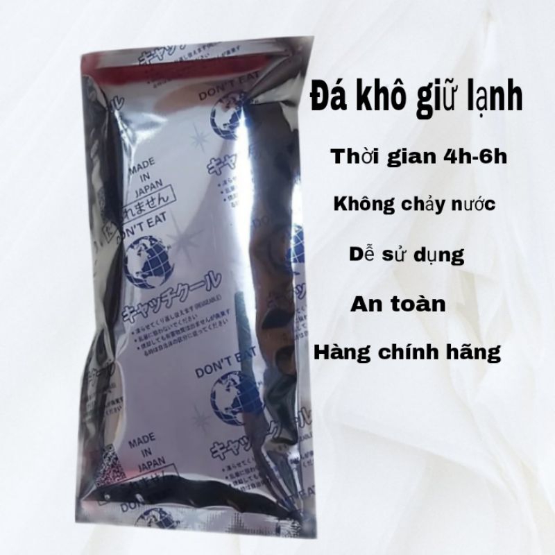 Đá khô áo điều hoà, túi đá khô giữ lạnh áo điều hoà