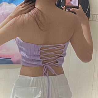 Áo croptop len (Crochet Handmade)