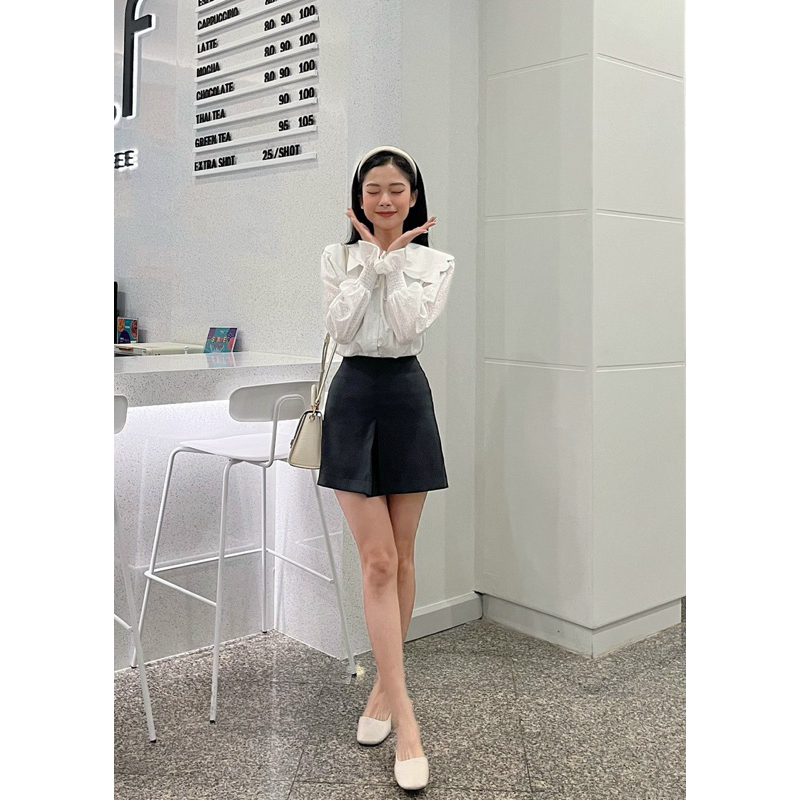 Áo sơ mi nữ cách điệu LUCETFASHION Morela  Shirt