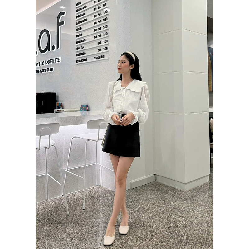 Áo sơ mi nữ cách điệu LUCETFASHION Morela  Shirt