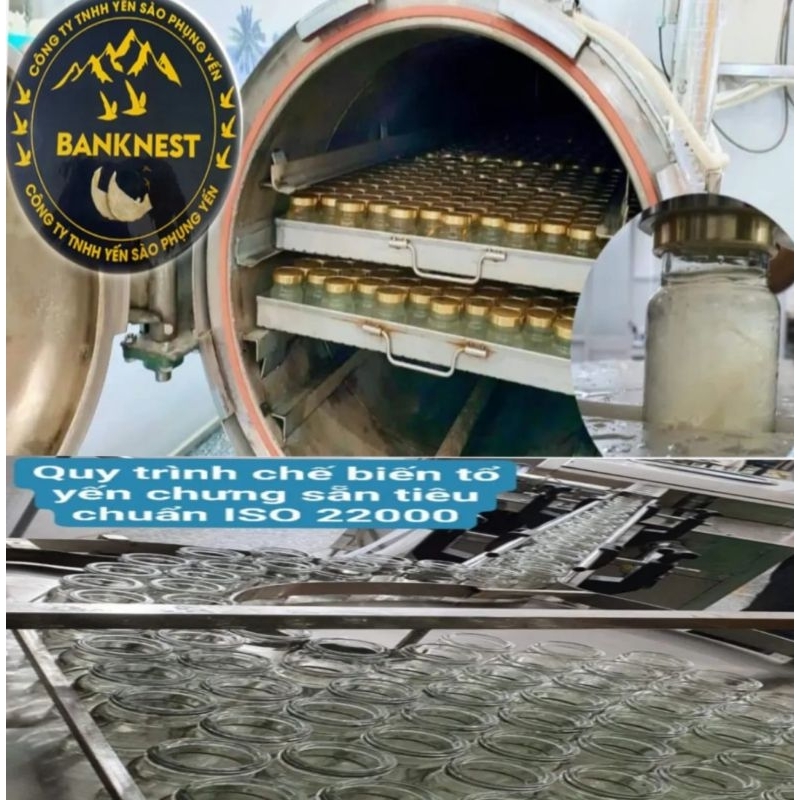 YẾN NHÀ BANKNEST 33% YẾN - Mẫu mới -HỘP 6 lọ 70ml Sản phẩm đang cùng được bán tại Mỹ_CHÍNH HÃNG