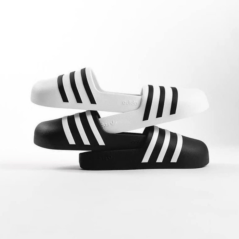 Dép adidas Adilette Adifom white black HQ7218