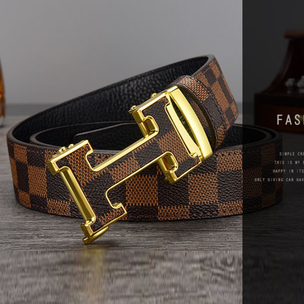 Thắt lưng nam , dây nịt nam cao cấp Fareopaul Full hộp đựng chất liệu da bò nguyên tấm V45