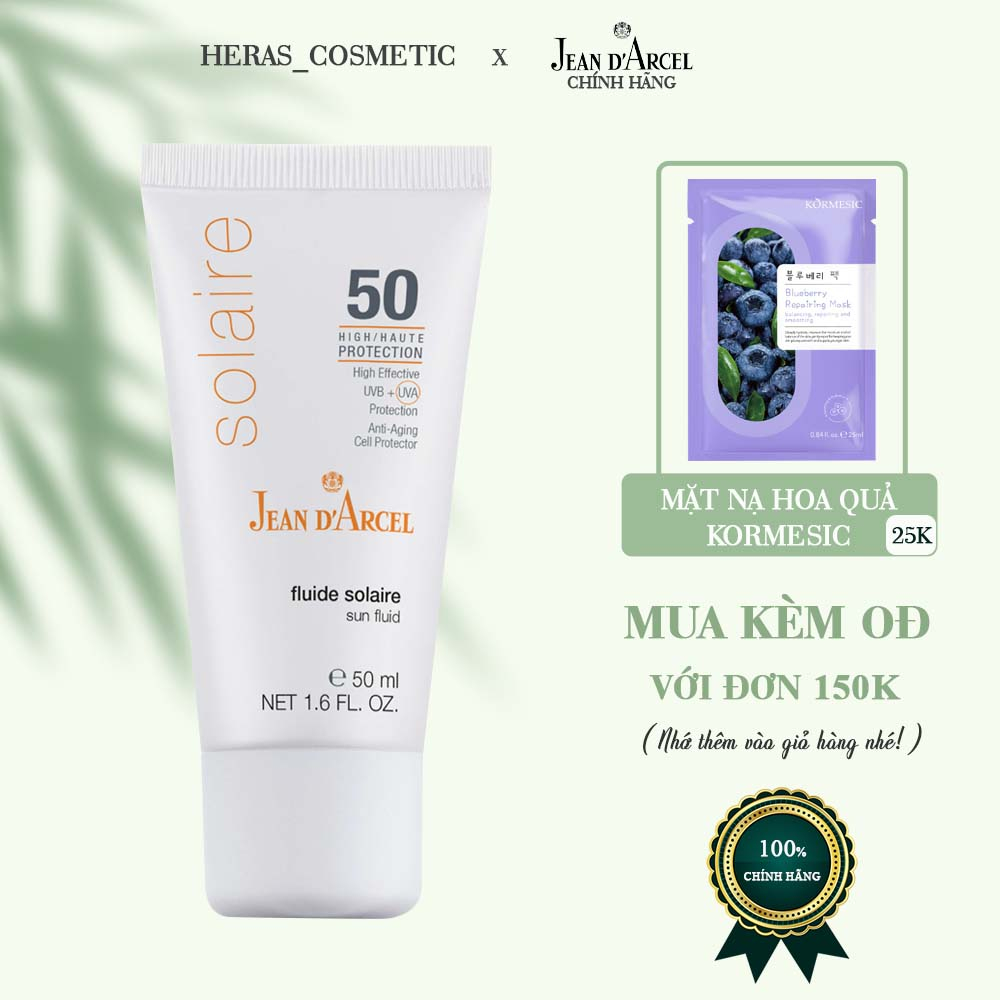 Sữa chống nắng Jean D'arcel SPF50_ sun fluid J149 (50ml)