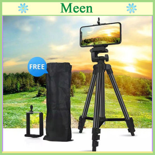 Giá đỡ điện thoại 3120 -kèm kẹp điện thoại 3 chân-Gậy livestream, quay tiktok ,quay video,chụp ảnh chống rung Meen