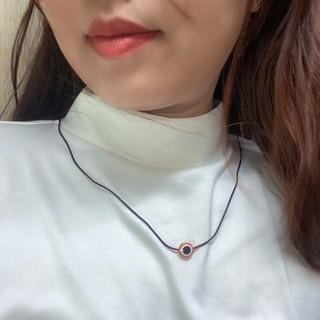 Vòng  cổ Evil Eye dây da thời trang