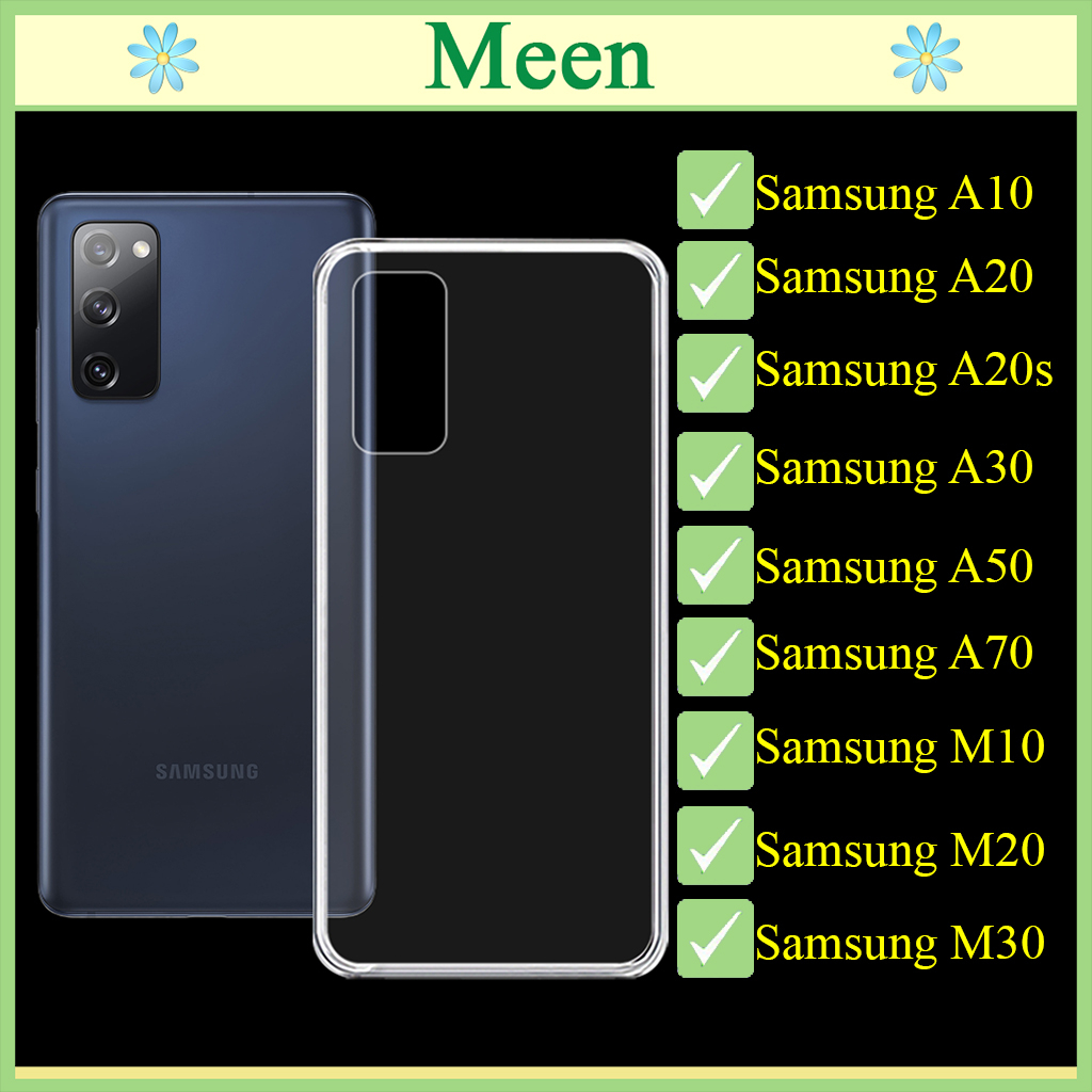 Ốp lưng dẻo trong suốt Samsung  A10/ A20/ A30/ A50/ A70 /A20S/ M10 / M20 / M30 Ảnh shop chụp,Kèm video sản phẩm