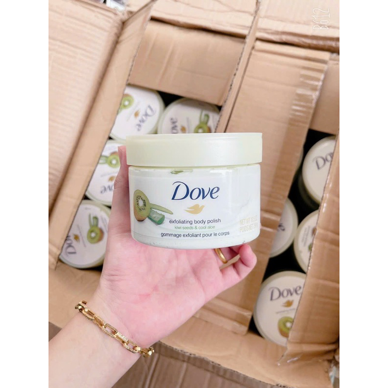 Tẩy tế bào chết Dove Exfoliating Body Polish - Hủ 298g