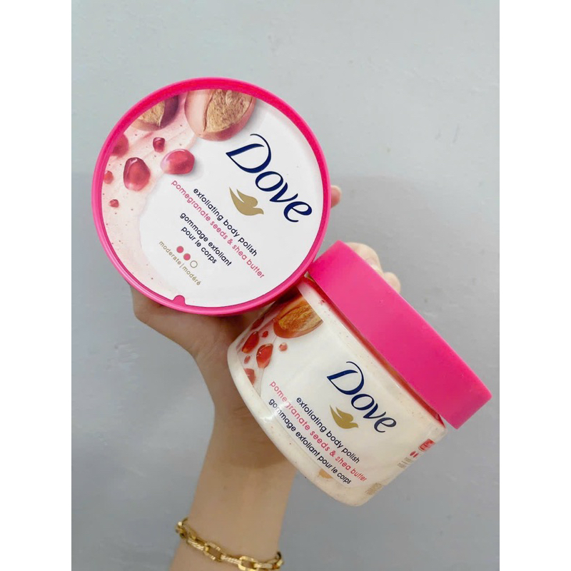 Tẩy tế bào chết Dove Exfoliating Body Polish - Hủ 298g