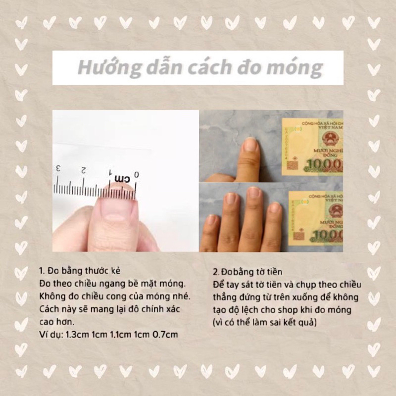 NAILBOX hồng mắt mèo charm nơ vỏ sò thiết kế theo size