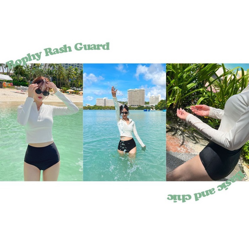 BIKINI BA MẢNH ÁO TRẮNG TAY DÀI KÍN ĐÁO KÈM MÚT