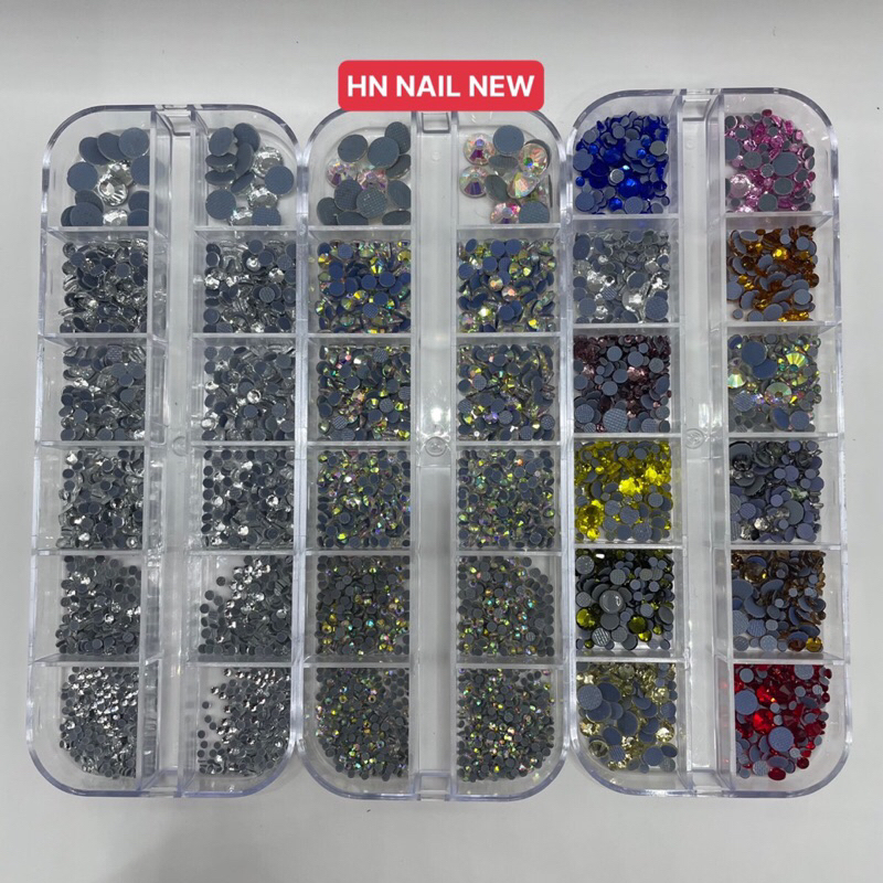 Khay đá chân keo mx size trang trí móng tay HN NAIL NEW