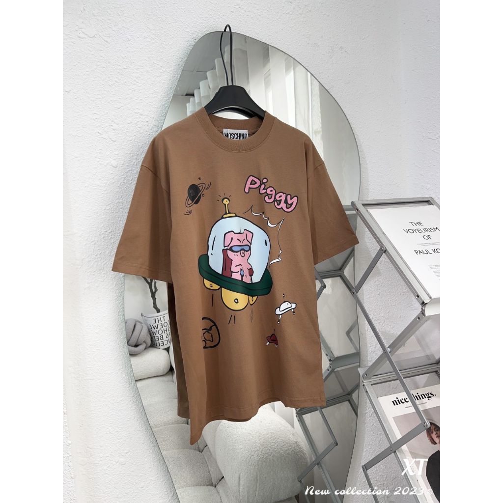 Áo Phông Nâu Piggy Kim Anh Bùi