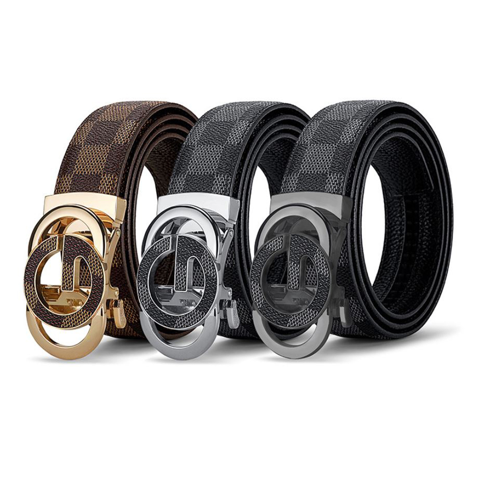 Thắt lưng nam , dây nịt nam cao cấp Fareopaul Full hộp đựng chất liệu da bò nguyên tấm V47