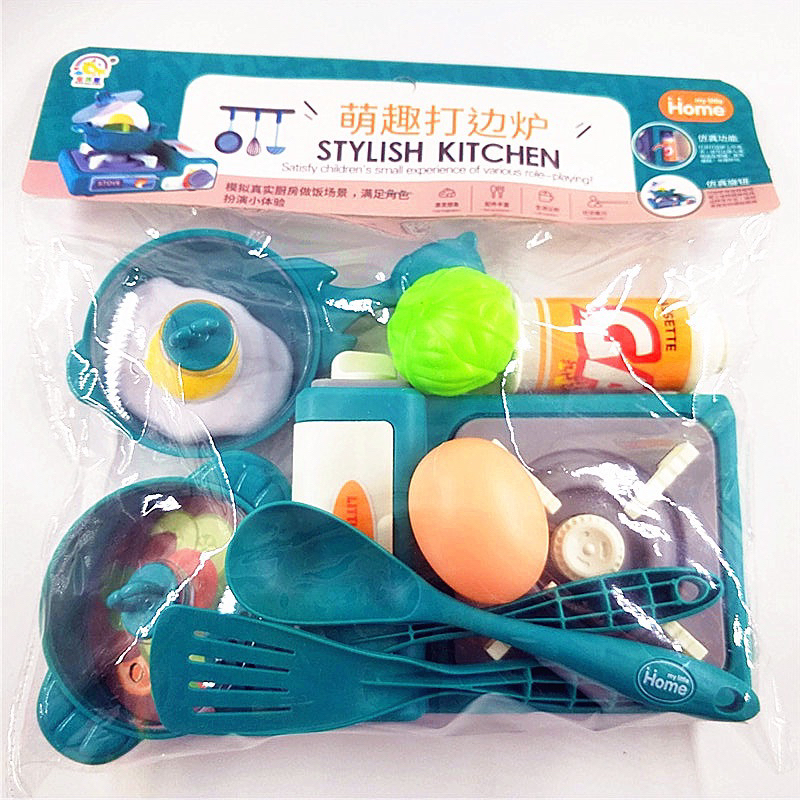 Đồ chơi đồ hàng, bộ đồ chơi nấu ăn có bếp gas siêu xinh cho bé