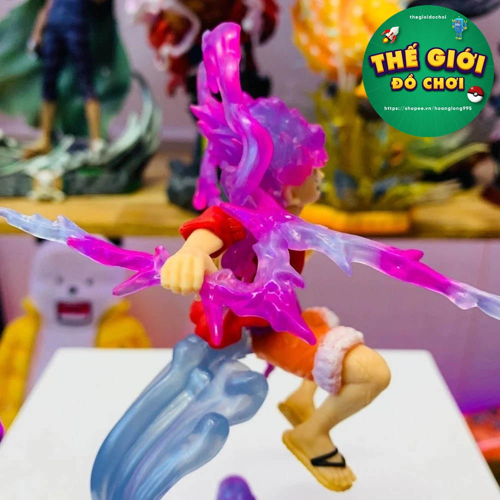 (Có hộp) Mô Hình Luffy Gear 5 Áo đỏ cao 22cm, nhân vật trong One Piece