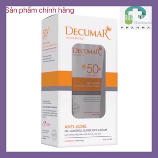 KEM CHỐNG NẮNG kiểm soát nhờn Decumar