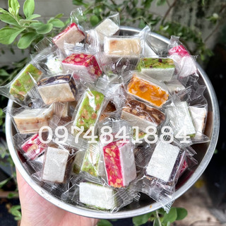 500G Kẹo dừa bánh phồng mix 7 vị thơm ngon - đặc sản Bến Tre- kẹo dừa Bến Tre