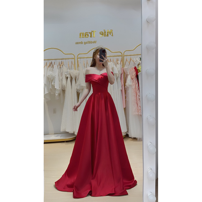 VDP178 - váy cưới đi bàn Mie Tran, đầm thiết kế cao cấp, nhận may váy cưới theo số đo- bigsize miễn phí