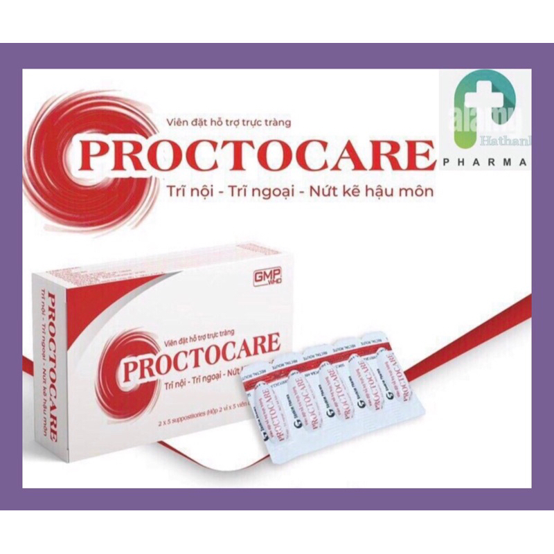 Viên đặt trĩ nội- trĩ ngoại, nứt kẽ hậu môn PROTOCARE