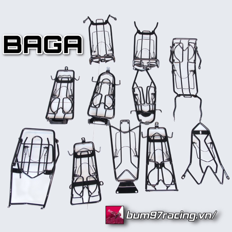 BAGA INOX SƠN ĐEN TĨNH ĐIỆN