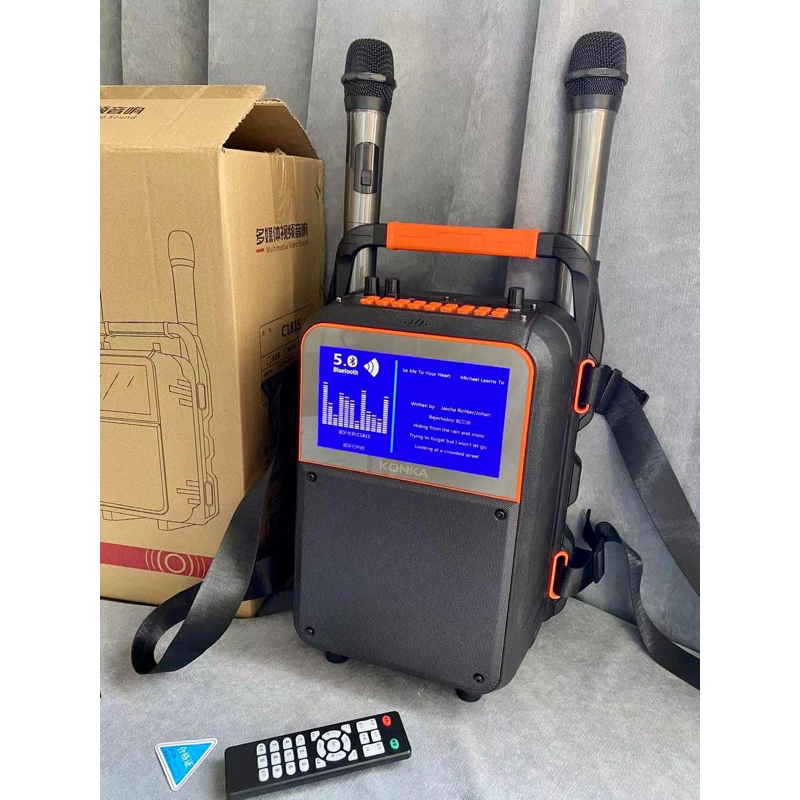 [Hàng nhập khẩu] Loa Bluetooth Karaoke KONKA màn hình Full HD 1080P - Bảo hành 12 tháng