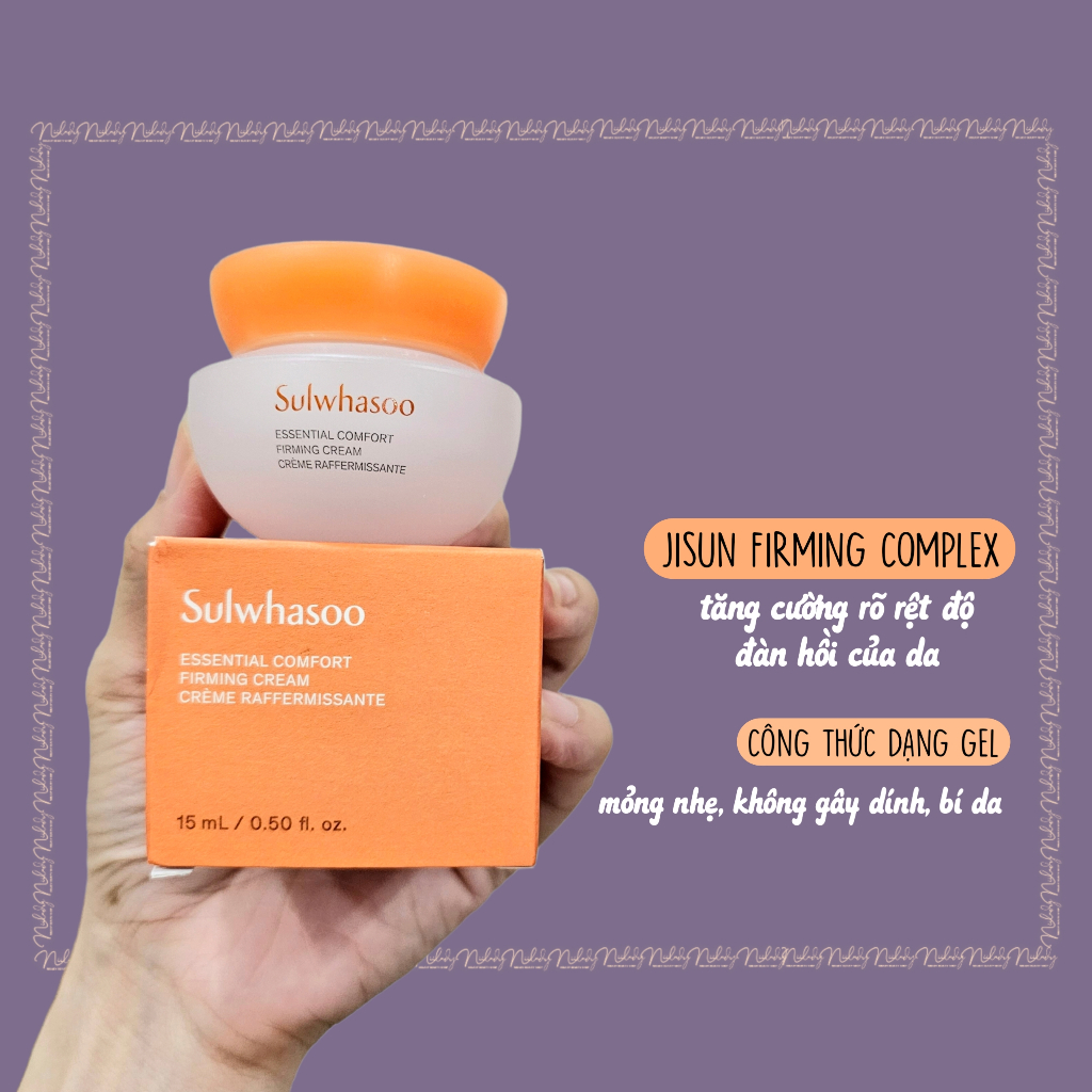 Kem dưỡng Sulwhasoo Essential Comfort Firming Cream 15ml