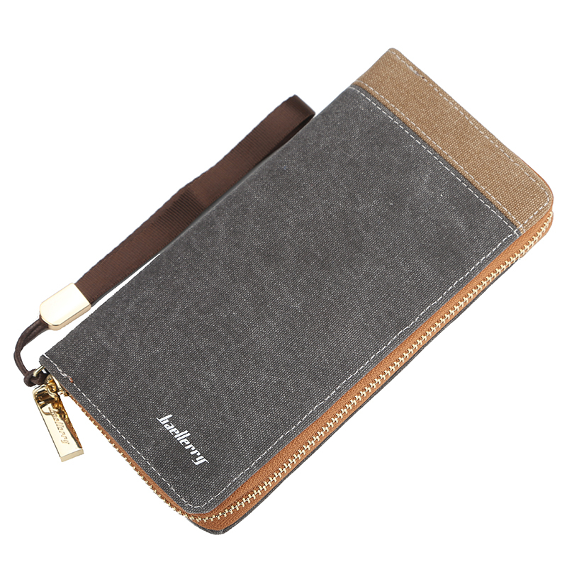 Ví dài ví cần tay vải canvas thời trang cho mọi giới tính VD7