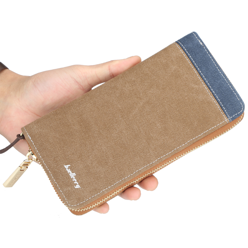 Ví dài ví cần tay vải canvas thời trang cho mọi giới tính VD7