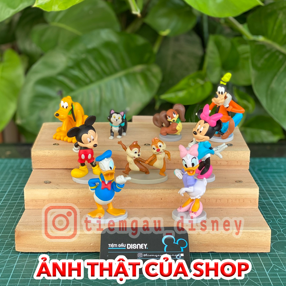 Bộ đồ chơi cao cấp Mickey and Friends Deluxe  - độc quyền PVC Mega Figurine, Chính hãng Disney