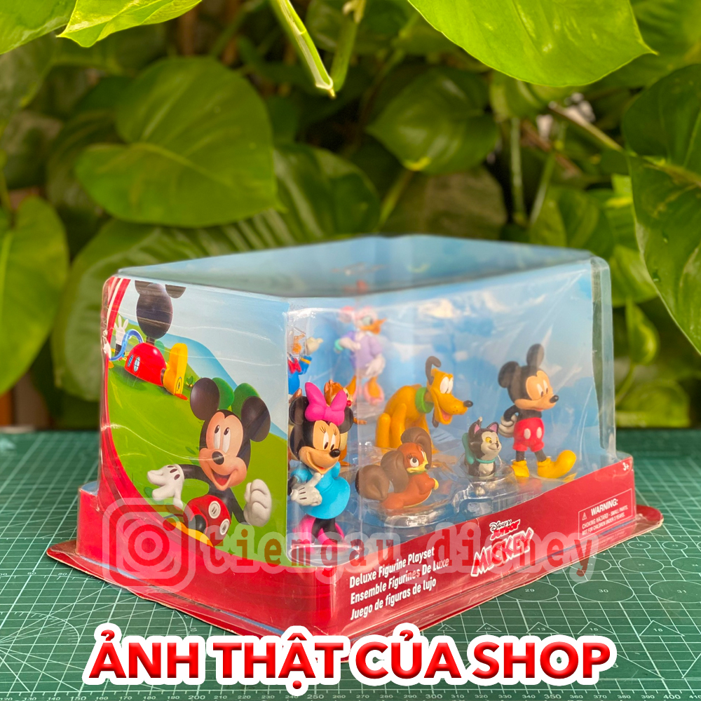 Bộ đồ chơi cao cấp Mickey and Friends Deluxe  - độc quyền PVC Mega Figurine, Chính hãng Disney