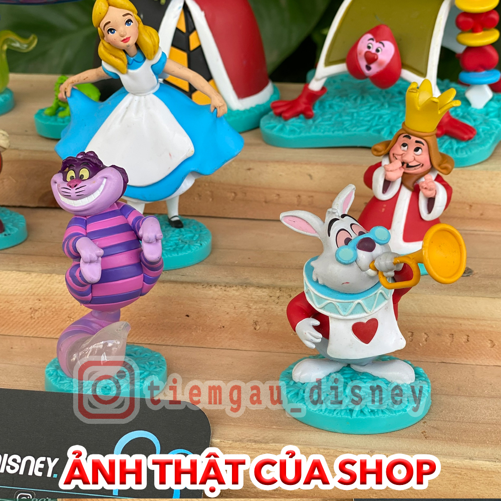 Bộ đồ chơi cao cấp các nhân vật trong phim Alice in Wonderland năm 1951  - Chính hãng Disney