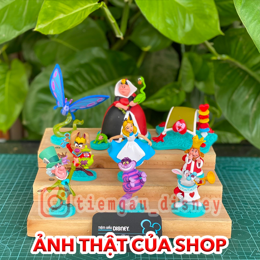 Bộ đồ chơi cao cấp các nhân vật trong phim Alice in Wonderland năm 1951  - Chính hãng Disney