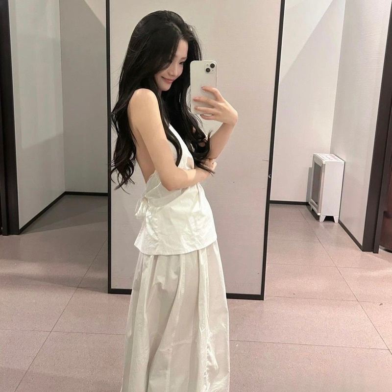 Áo yếm xoắn ngực nơ lưng Za.ra