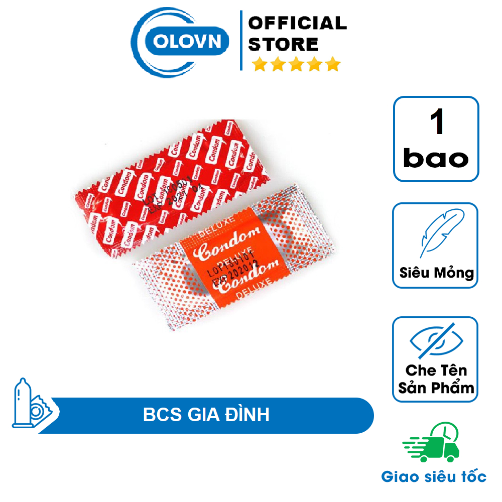 , bcs giá rẻ, siêu mỏng, nhiều gel bôi trơn dạng gói dài