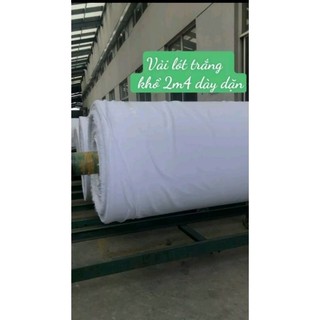 Vải lót trắng _ vải kate bột _ khổ vải to 2m4
