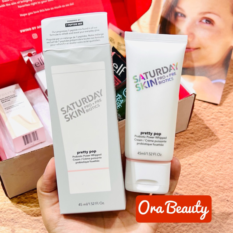 Kem dưỡng men vi sinh SATURDAY SKIN Pretty Pop Probiotic Power Whipped Cream