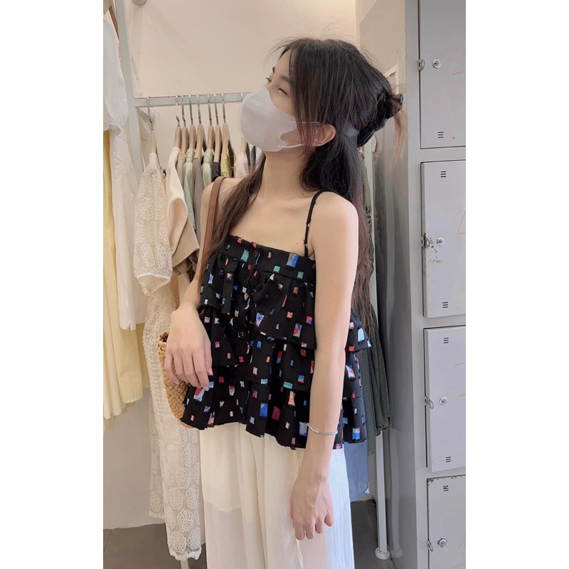 Áo 2 dây tầng cici 2621