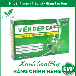 DIẾP CÁ VƯƠNG 30 viên nén tiêu trĩ, giảm táo bón nhuận tràng