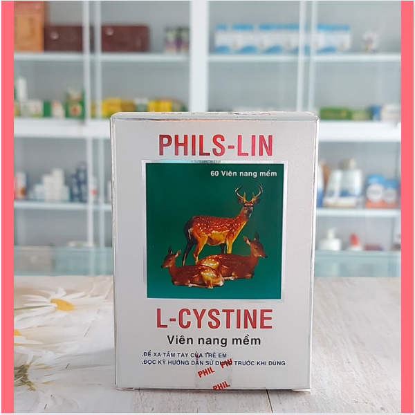 Viên uống tổng hợp làm đẹp da tóc móng L-cystine hộp 60 viên