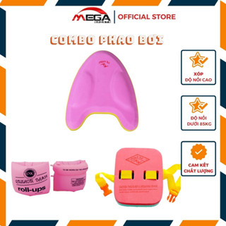 Bộ phao tập bơi dùng cho người lớn và trẻ em kích thước lớn gồm Phao Lưng, Phao Tim, Phao Tay, Phao bơi cho bé