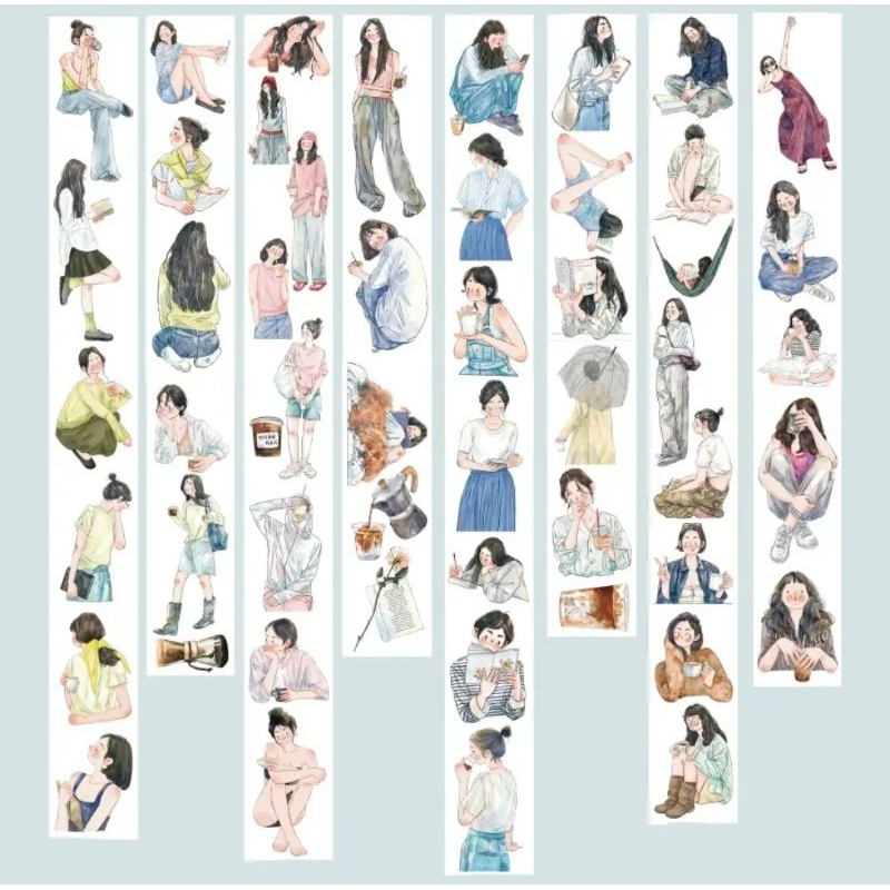 - Chu kì 333cm cuộn băng dán cô gái No.7 "𝑳𝒊𝒕𝒕𝒍𝒆 𝒕𝒊𝒎𝒆"