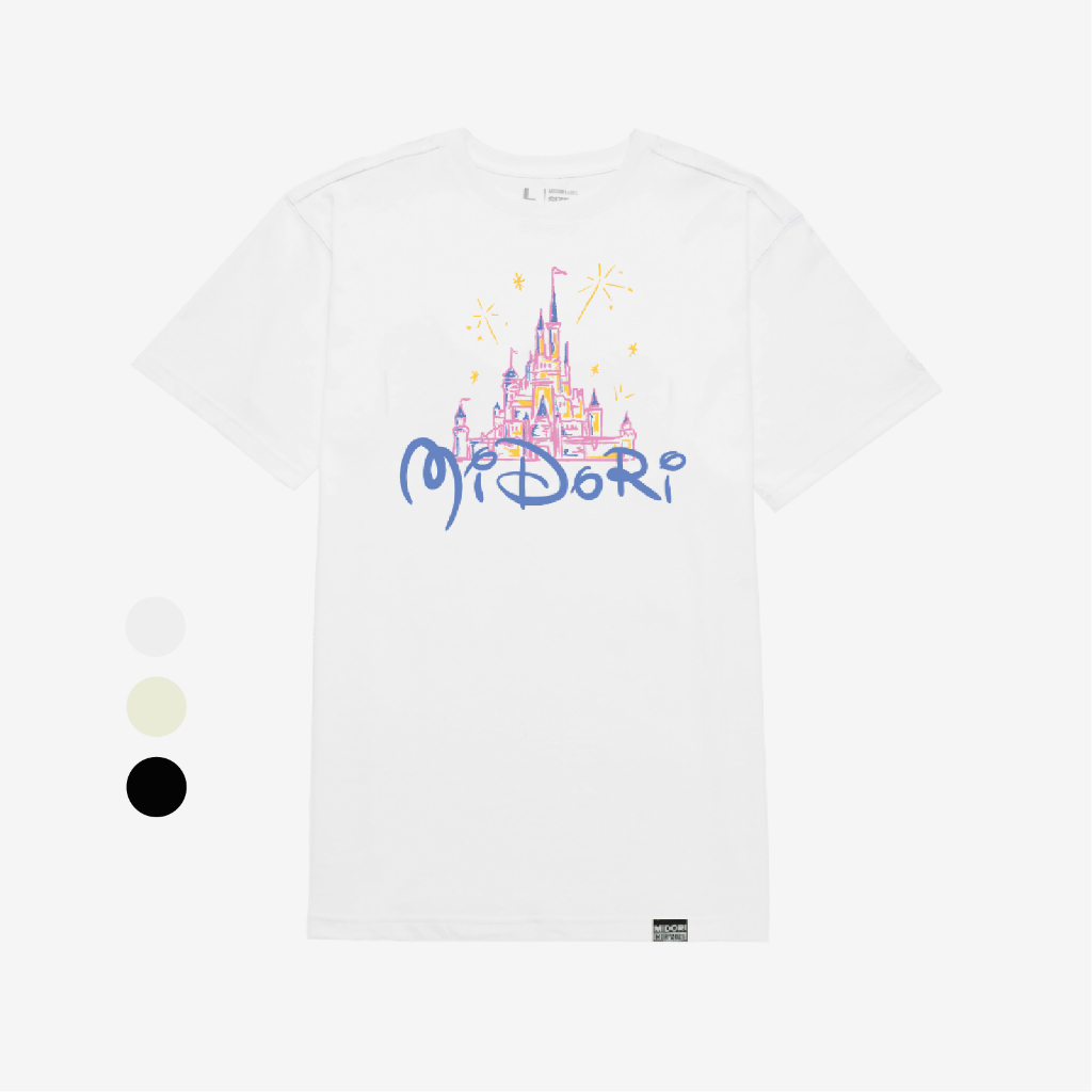 Áo thun form rộng tay lỡ unisex Phông Nam Nữ DISNEY Local Brand Midori M Studio